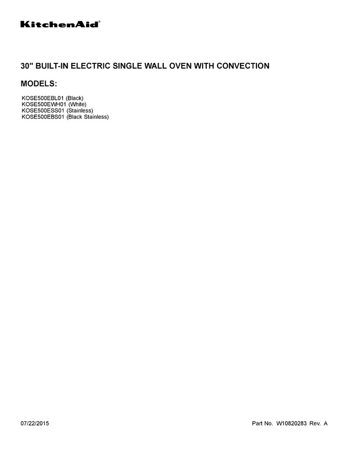 Diagram for KOSE500EBS01