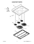 Diagram for 02 - Cooktop Parts