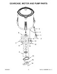 Diagram for 05 - Gearcase, Motor And Pump Parts