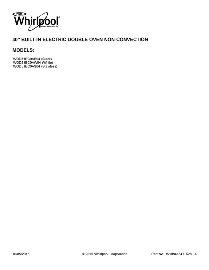 Diagram for WOD51EC0AW04