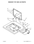 Diagram for 07 - Washer Top And Lid Parts