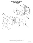 Diagram for 08 - 18`` Oven Door Parts