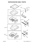 Diagram for 08 - Refrigerator Shelf Parts