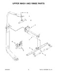 Diagram for 08 - Upper Wash And Rinse Parts