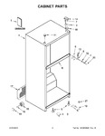 Diagram for 02 - Cabinet Parts