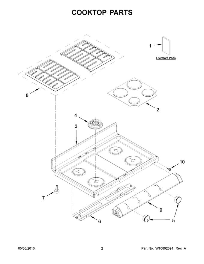 Diagram for WGG555S0BW07