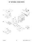 Diagram for 11 - 18" Internal Oven Parts