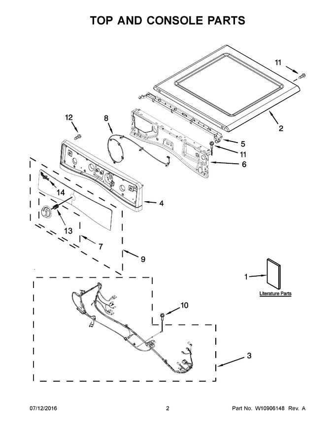 Diagram for YWED85HEFW0