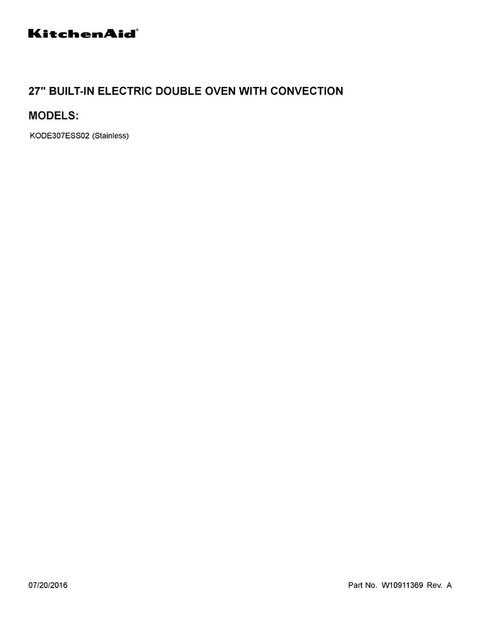 Diagram for KODE307ESS02