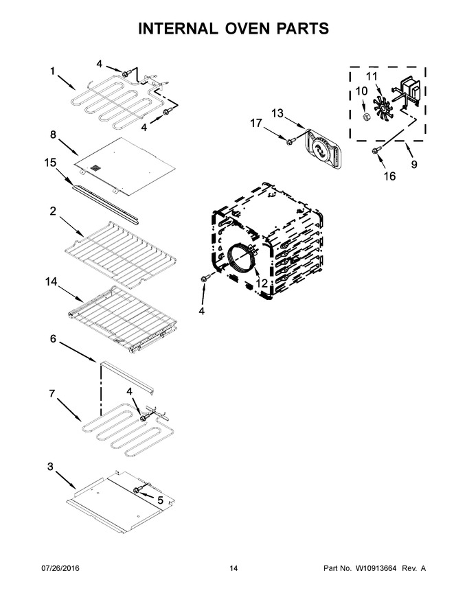 Diagram for KOCE507EWH05