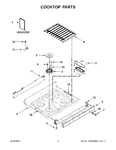 Diagram for 02 - Cooktop Parts