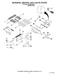 Diagram for 05 - Burners, Grates, And Lights Parts