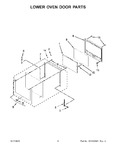 Diagram for 04 - Lower Oven Door Parts