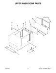 Diagram for 04 - Upper Oven Door Parts