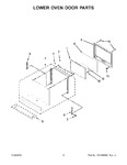 Diagram for 05 - Lower Oven Door Parts