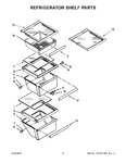 Diagram for 04 - Refrigerator Shelf Parts