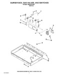 Diagram for 02 - Burner Box, Gas Valves, And Switches