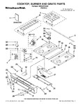 Diagram for 01 - Cooktop, Burner And Grate Parts