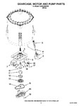 Diagram for 04 - Gearcase, Motor And Pump Parts