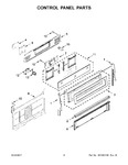 Diagram for 03 - Control Panel Parts