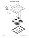 Diagram for 02 - Cooktop Parts