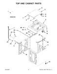 Diagram for 02 - Top And Cabinet Parts