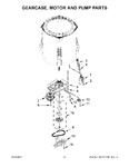 Diagram for 05 - Gearcase, Motor And Pump Parts