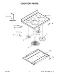 Diagram for 02 - Cooktop Parts