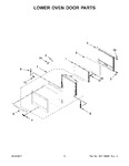 Diagram for 05 - Lower Oven Door Parts