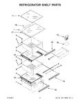 Diagram for 04 - Refrigerator Shelf Parts