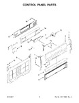 Diagram for 03 - Control Panel Parts