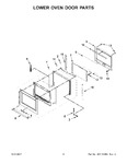 Diagram for 04 - Lower Oven Door Parts