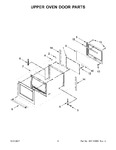 Diagram for 04 - Upper Oven Door Parts