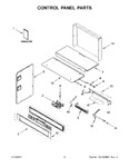 Diagram for 02 - Control Panel Parts