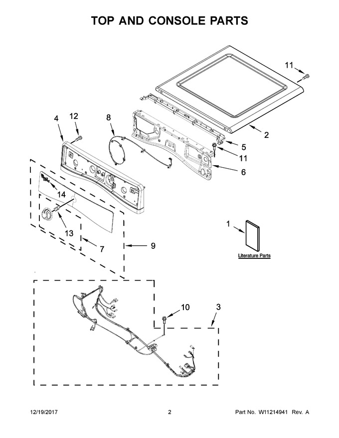 Diagram for WED85HEFW2