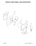 Diagram for 03 - Dryer Front Panel And Door Parts