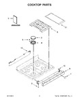 Diagram for 02 - Cooktop Parts