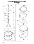 Diagram for 03 - Agitator, Basket And Tub Parts