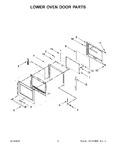 Diagram for 05 - Lower Oven Door Parts