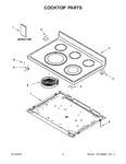 Diagram for 02 - Cooktop Parts