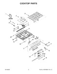 Diagram for 02 - Cooktop Parts