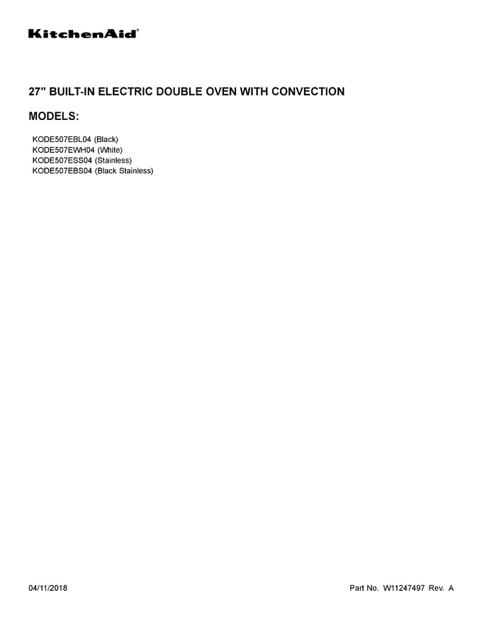 Diagram for KODE507EBS04