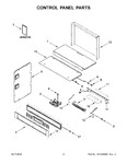 Diagram for 02 - Control Panel Parts