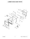 Diagram for 04 - Lower Oven Door Parts