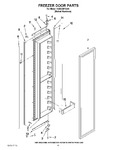 Diagram for 10 - Freezer Door Parts