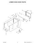 Diagram for 04 - Lower Oven Door Parts