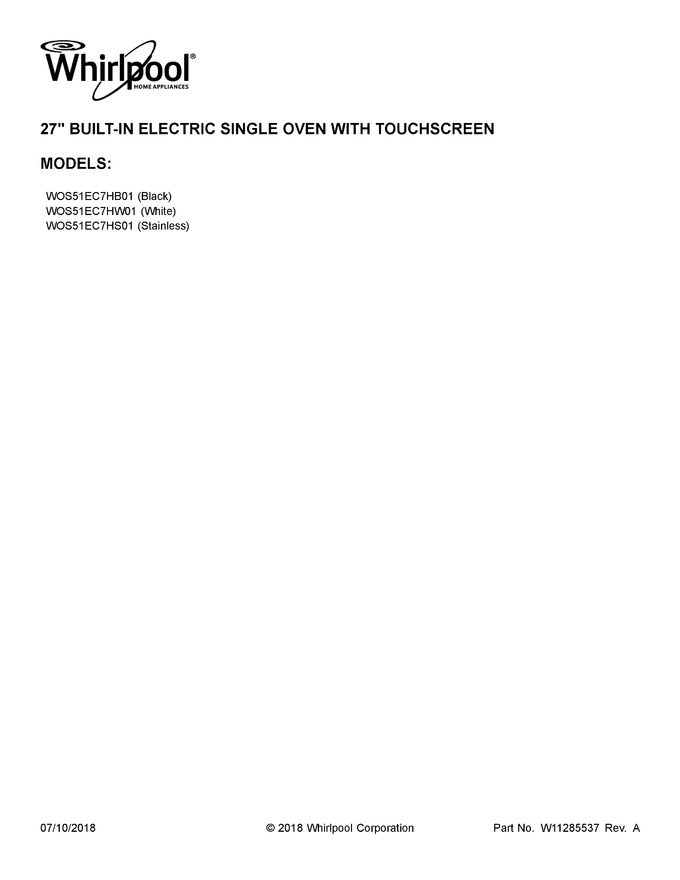 Diagram for WOS51EC7HW01