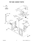 Diagram for 02 - Top And Cabinet Parts