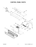 Diagram for 02 - Control Panel Parts