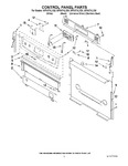 Diagram for 02 - Control Panel Parts